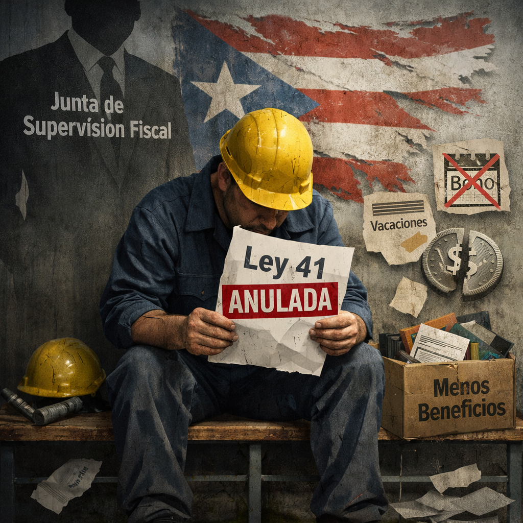La reforma laboral de 2022 “murió”: qué pasó con la Ley 41 y qué perdiste como trabajador en Puerto Rico